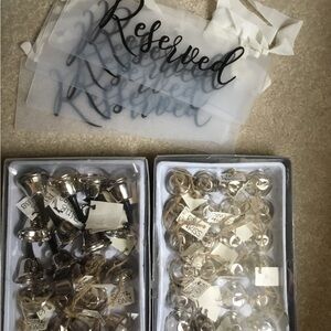 Clear Reserved Signs with Bells